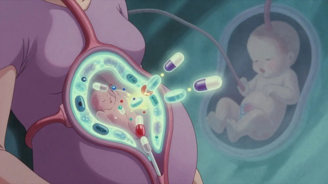 How Medications Cross the Placenta and Affect the Fetus